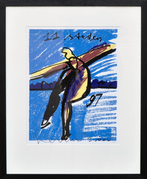 Herman Brood 11 Steden zeefdruk