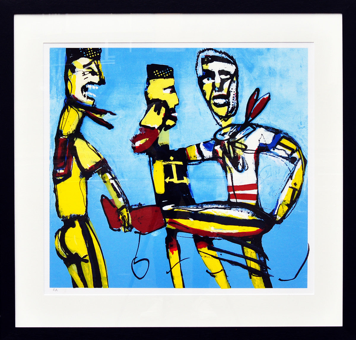 Herman Brood Soccer team zeefdruk