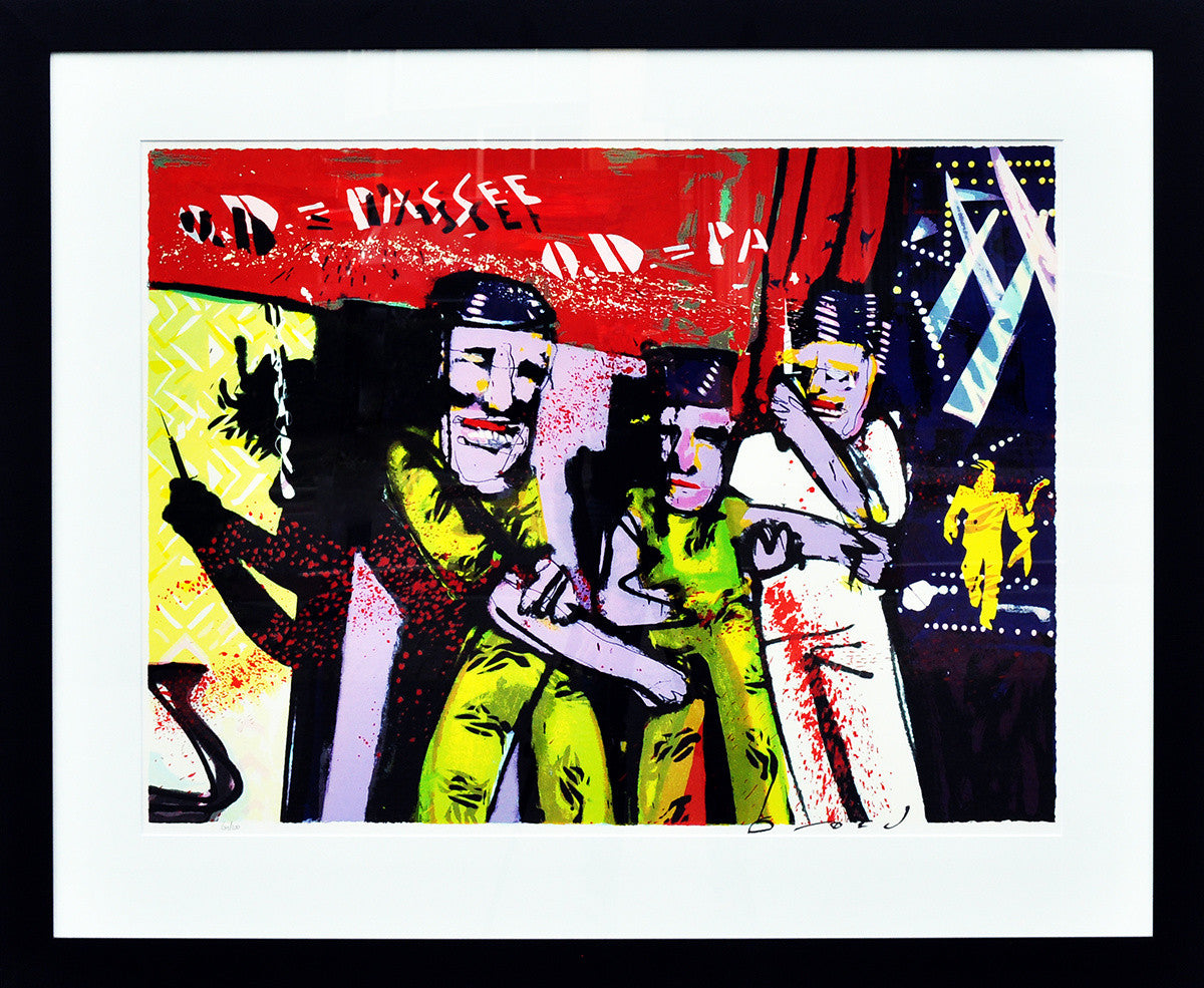Herman Brood OD Passee zeefdruk