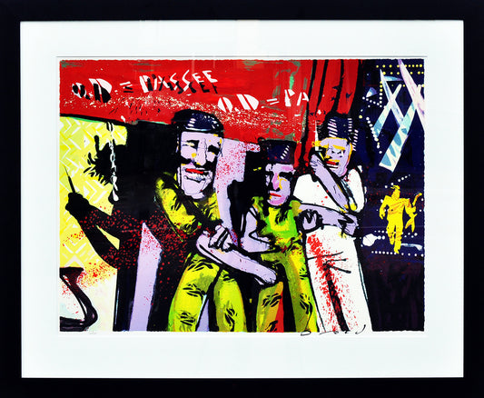 Herman Brood OD Passee zeefdruk