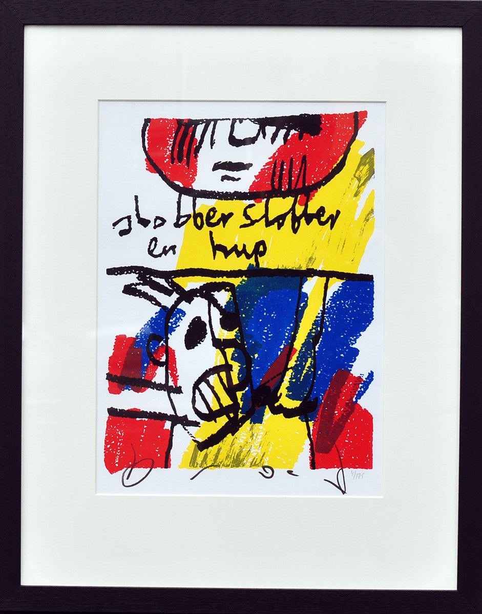 Herman Brood Slobber zeefdruk