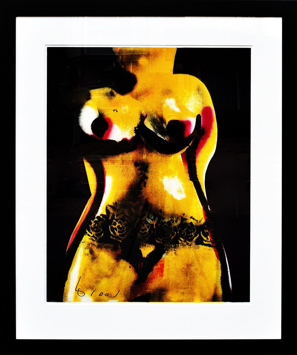 Herman Brood Naakt zeefdruk