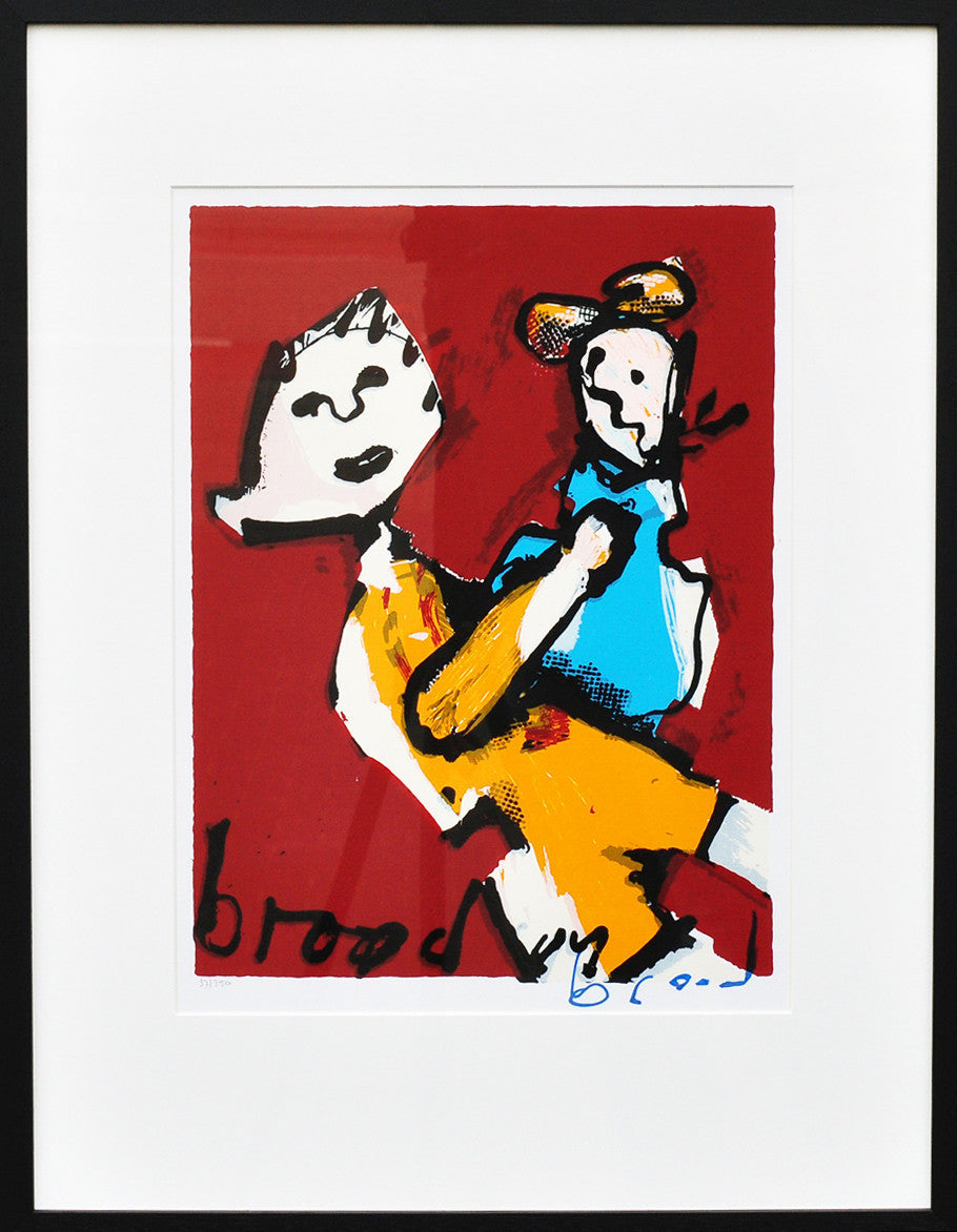 Herman Brood Kind met pop zeefdruk