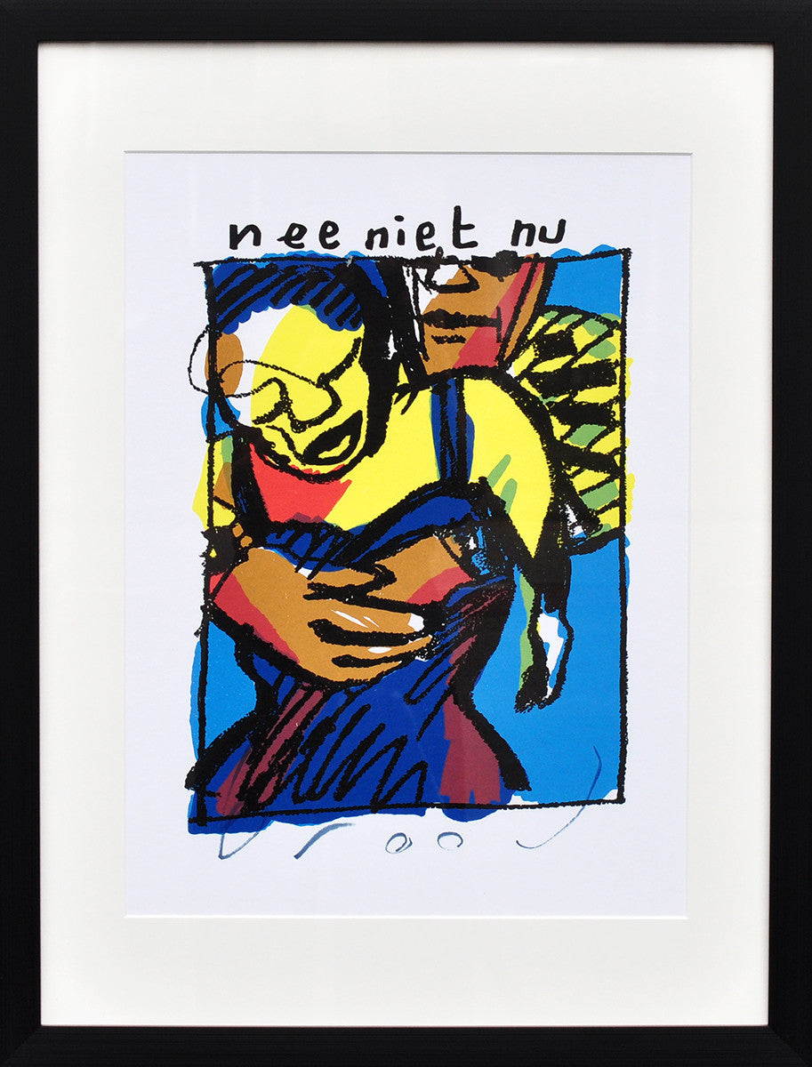 Herman Brood Nee niet nu zeefdruk