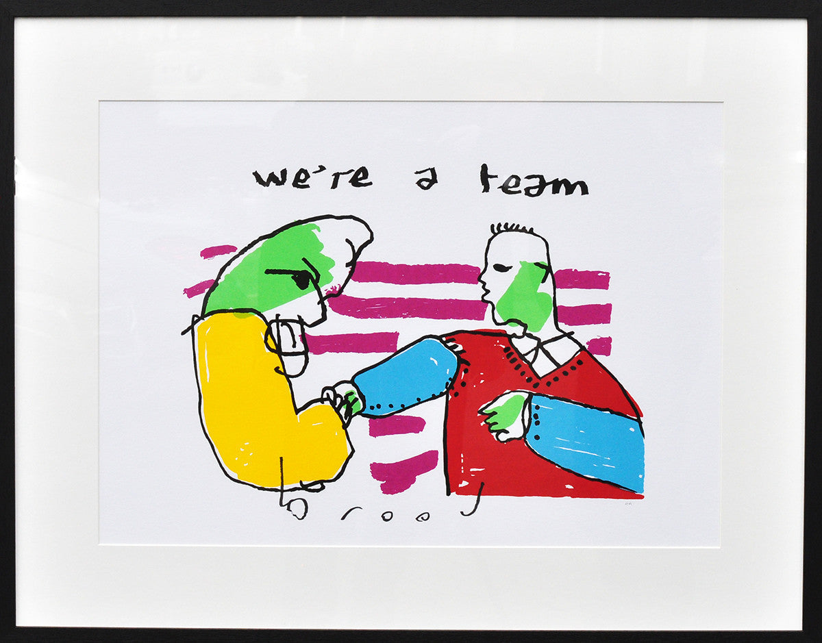 Herman Brood Were a team zeefdruk