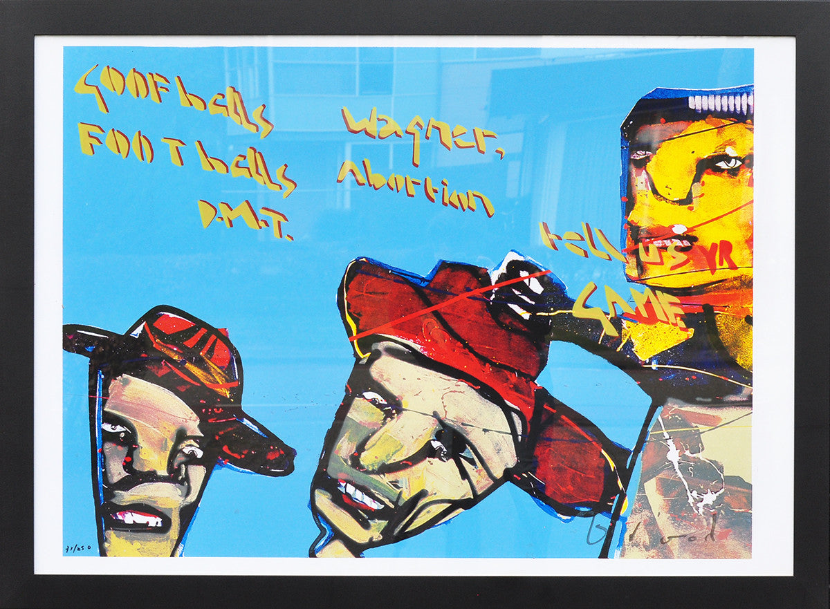 Herman Brood Goofballs zeefdruk