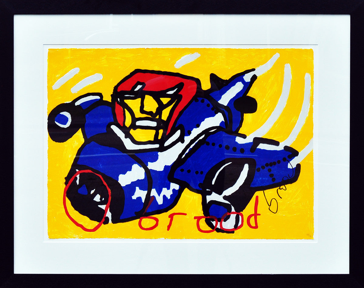 Herman Brood Vliegtuig 2 zeefdruk
