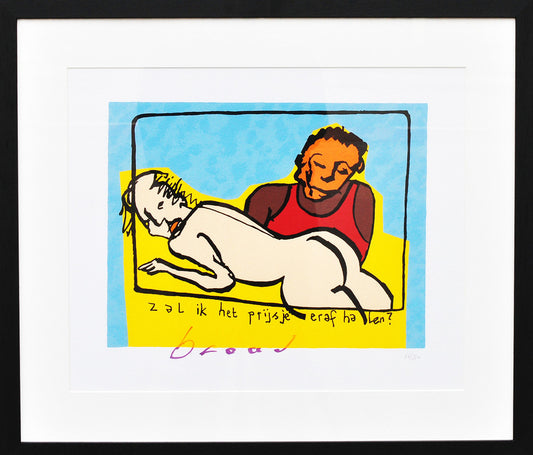 Herman Brood Prijsje zeefdruk