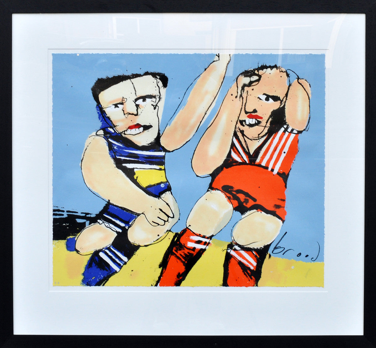 Herman Brood Voetbal zeefdruk