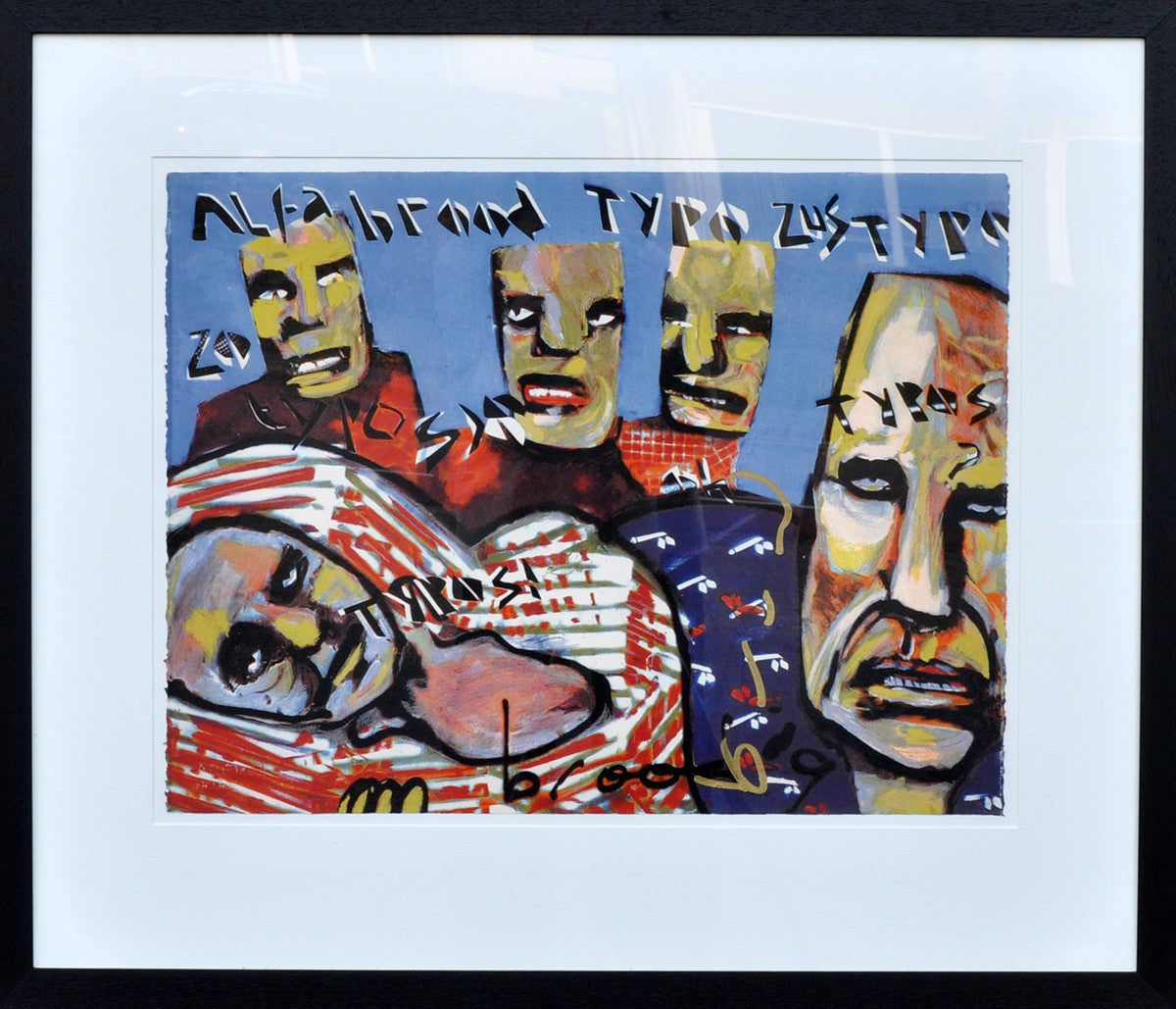 Herman Brood Typo zeefdruk