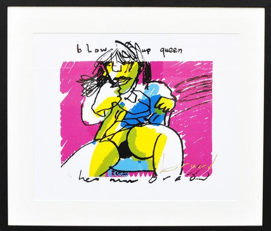Herman Brood Blow Up Queen zeefdruk