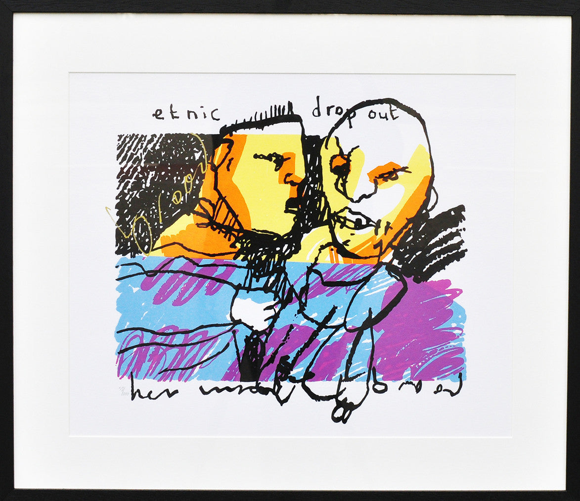 Herman Brood Etnic Dropout zeefdruk