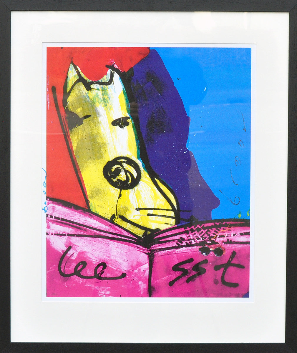 Herman Brood Leesst zeefdruk