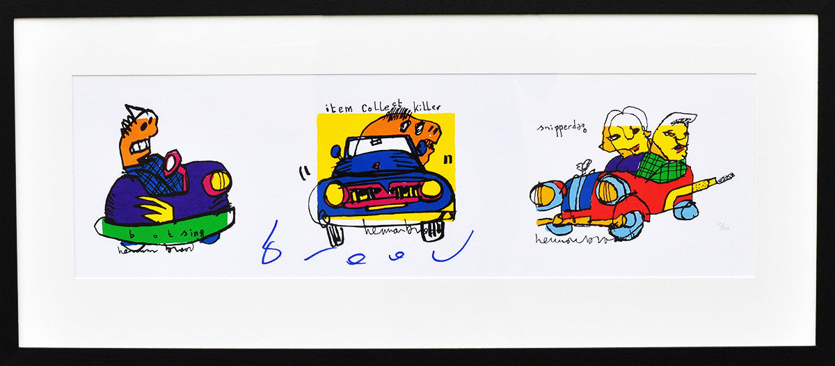Herman Brood Cars zeefdruk