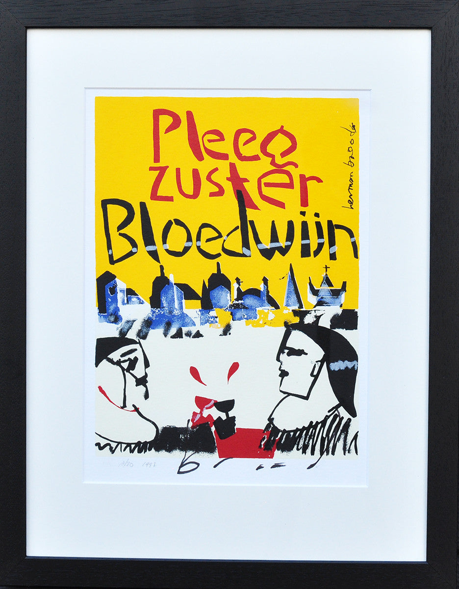 Herman Brood Pleegzuster zeefdruk