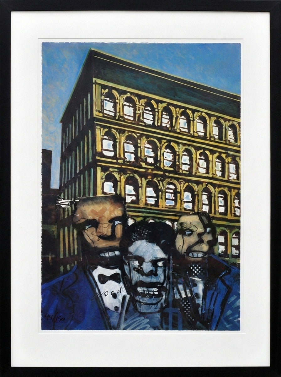 Herman Brood Building zeefdruk