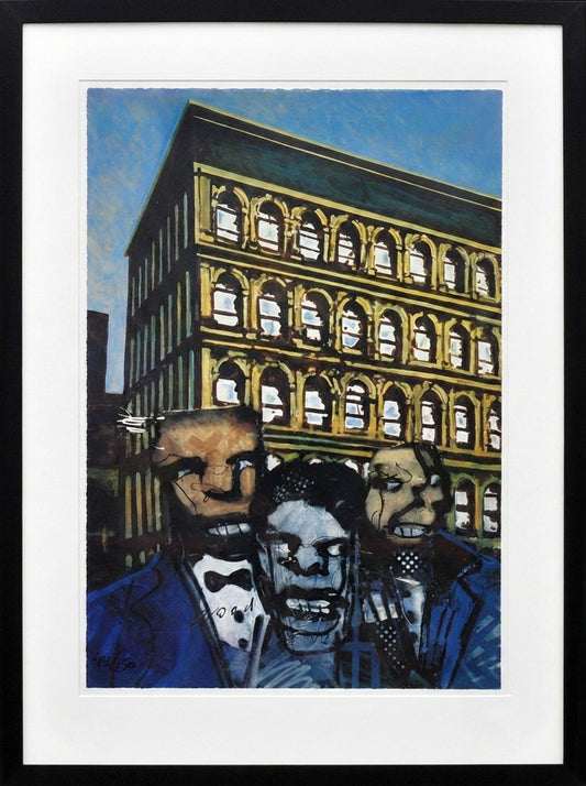 Herman Brood Building zeefdruk