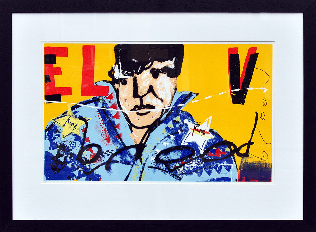Herman Brood Elvis zeefdruk