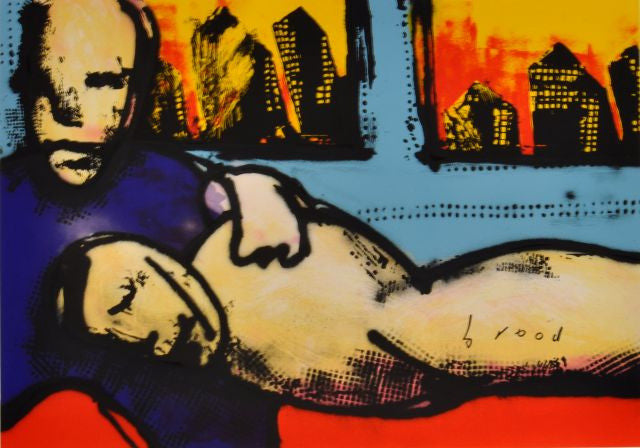 Herman Brood Metro lovers zeefdruk