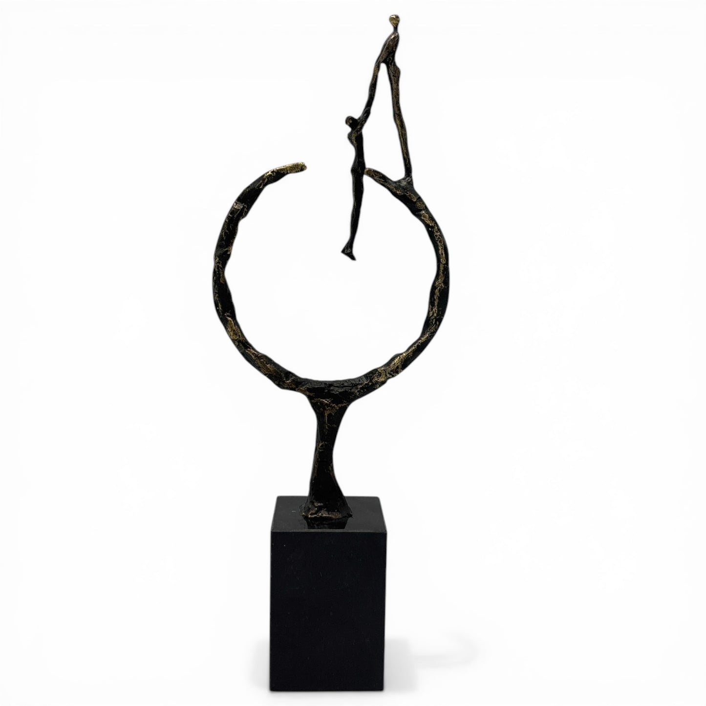 Sculptuur "Surface" - Verbronsd - hoogte 29 cm